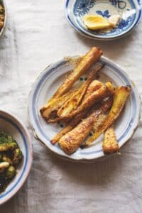 Parmesan and black pepper roasted parsnips